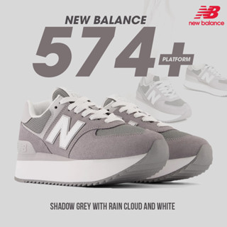 New Balance รองเท้าผ้าใบ รองเท้าแฟชั่น NB W 574 LFSTY WL574ZSD Grey (3490) [Sportlandwear]