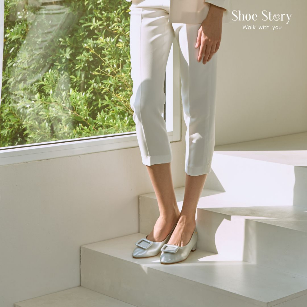 Shoe Story รองเท้าส้นสูง : รุ่น Kayla Pont Mid Heels