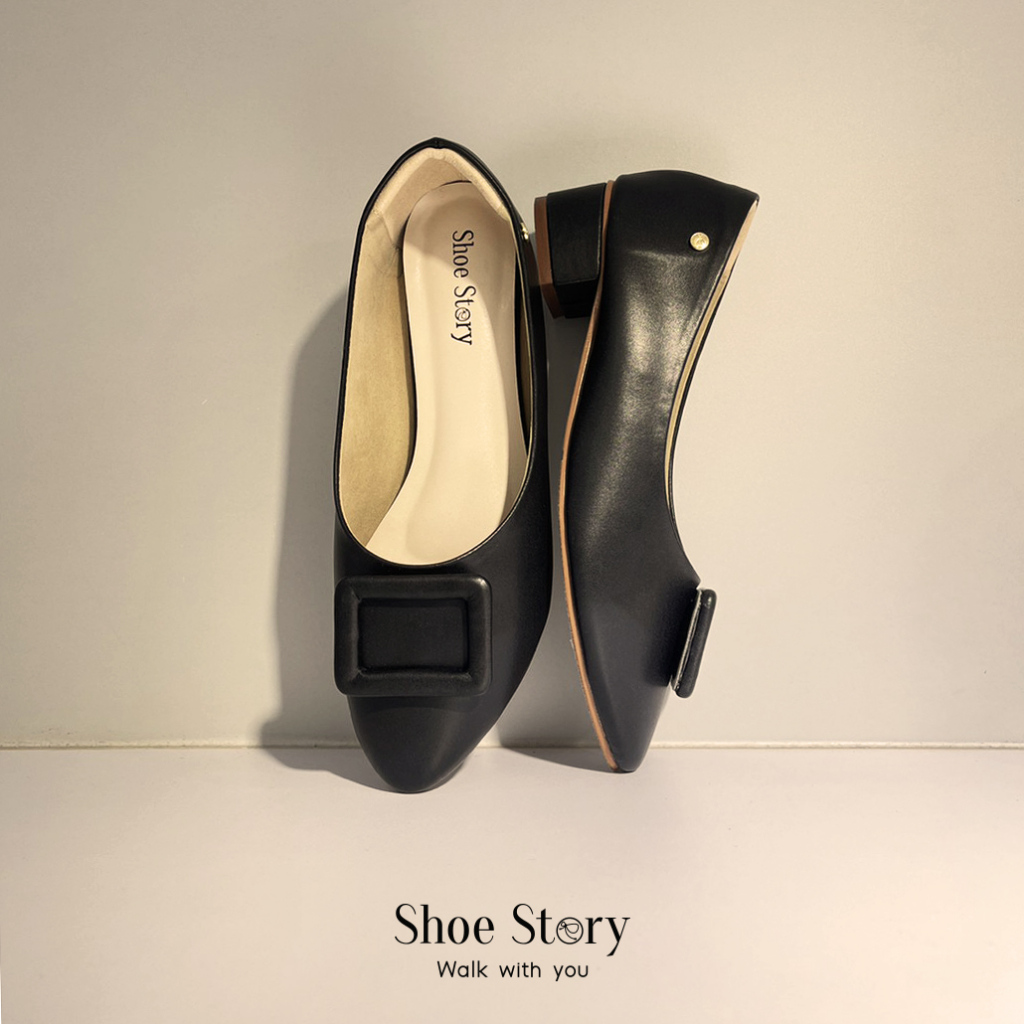Shoe Story รองเท้าส้นสูง : รุ่น Kayla Pont Mid Heels