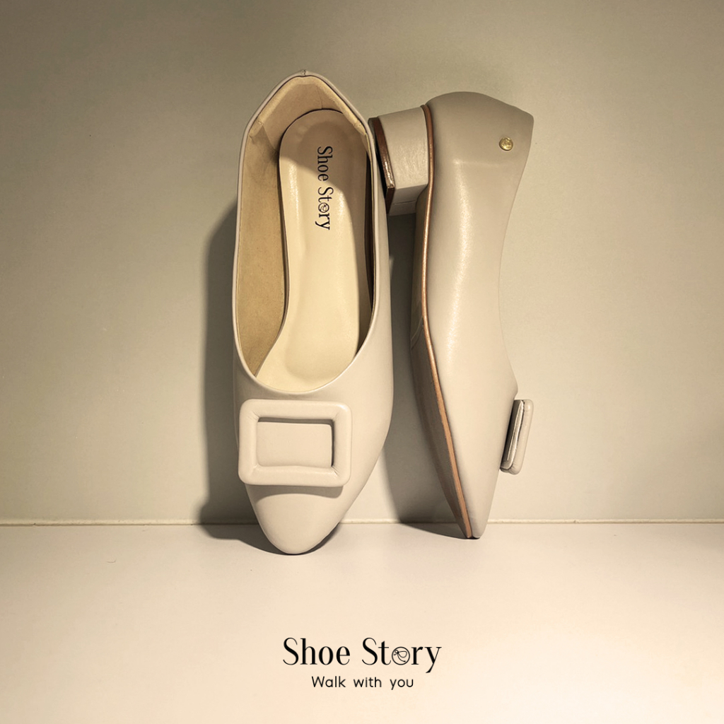 Shoe Story รองเท้าส้นสูง : รุ่น Kayla Pont Mid Heels