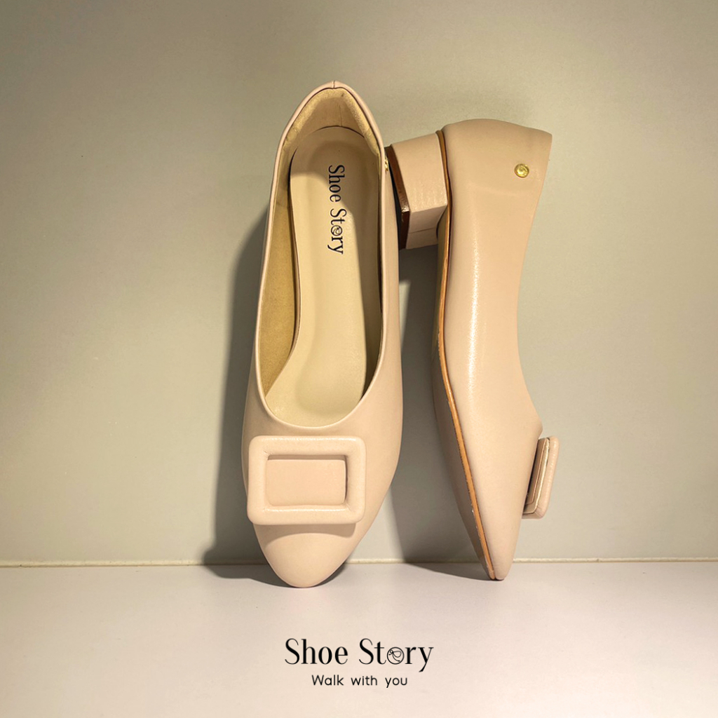 Shoe Story รองเท้าส้นสูง : รุ่น Kayla Pont Mid Heels