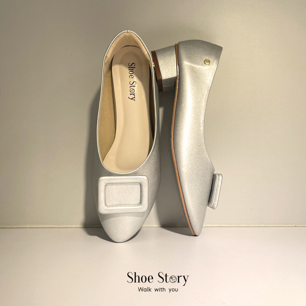 Shoe Story รองเท้าส้นสูง : รุ่น Kayla Pont Mid Heels