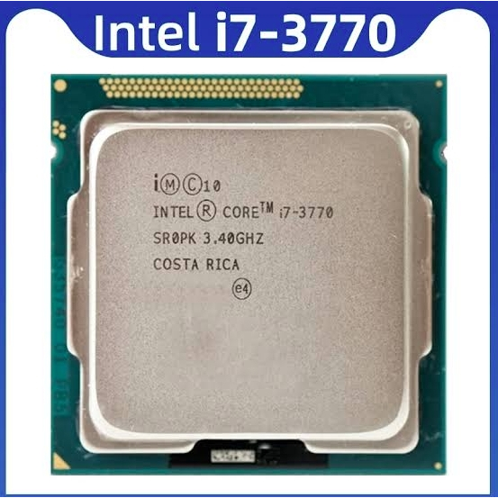 CPU มือสอง  Intel® Core™ i7-3770  8M Cache, 3.40 GHz  up to 3.90 GHz  LGA 1155 4C/8T รับประกัน  1 เดือน มีสินค้าพร้อมส่ง