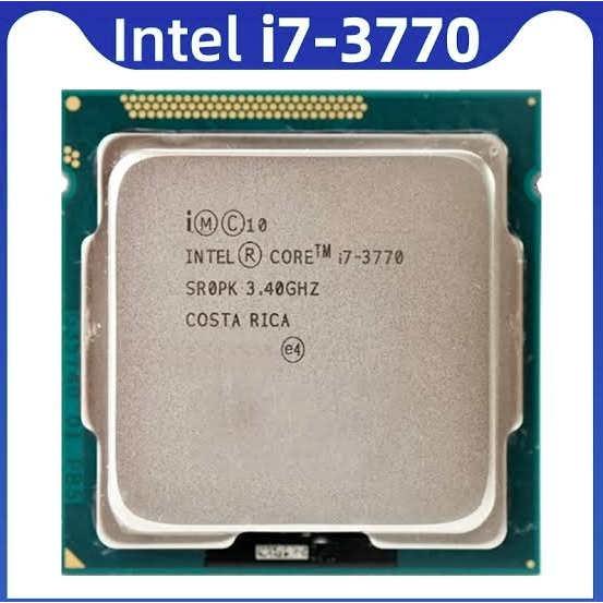 CPU มือสอง  Intel® Core™ i7-3770  8M Cache, 3.40 GHz  up to 3.90 GHz  LGA 1155 4C/8T รับประกัน  1 เด