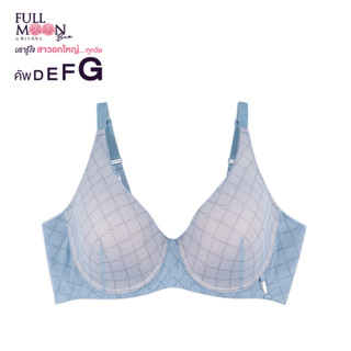 WIENNA Full Moon Bra  New Collection FullMomograme NB41456 บรารู้ใจ สาวอกใหญ่ บราคัพใหญ่   ชุดชั้นใน มีโครง สีเนื้อ สีฟ้าอ่อนอมเทา