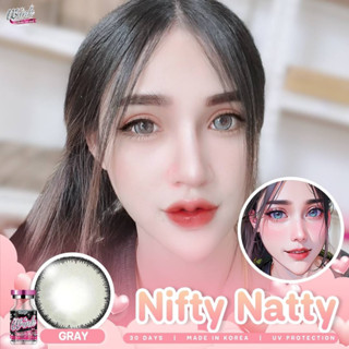 ร้านเลนส์สวยคอนแทคWink Wow รุ่น Nifty Natty /สีGray โปรสุดคุ้ม กดซื้อ4คู่แม่ค้าแถม1(ของแถมทางร้านจัด)