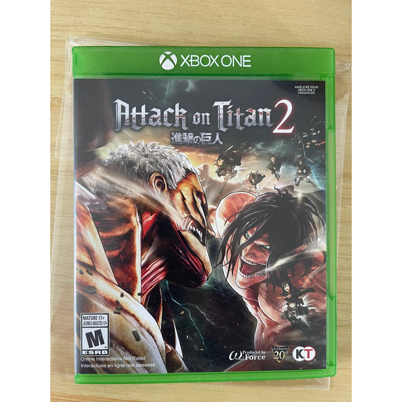 Xbox ONE ATTACK ON TITAN 2 ภาษาอังกฤษ ENGLISH A.O.T.2 AOT2 ATTACKONTITAN TITAN2 หายาก