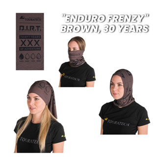 ผ้าคลุมหัวอเนกประสงค์ Multi functional head cloth "Enduro Frenzy", brown, 30 Years