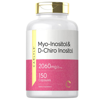 Myo-Inositol &amp; D-Chiro Inositol 2060mg | 150 Capsules อาหารเสริมช่วยเสริมความแข็งแรง