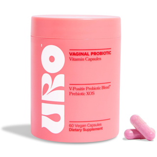 URO Vaginal Probiotics for Women 60 Capsules -exp.20/04/2024- โปรไบโอติกส์สำหรับผู้หญิง ปรับสมดุลจุดซ่อนเร้น