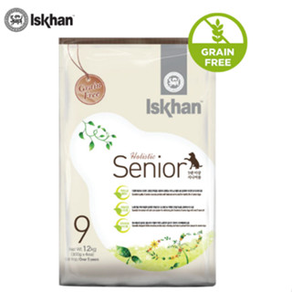 Iskhan Dog Senior (Grain-Free) อาหารสุนัข อีสคาน ซีเนียร์ (300G x4 ea+Ziplock)