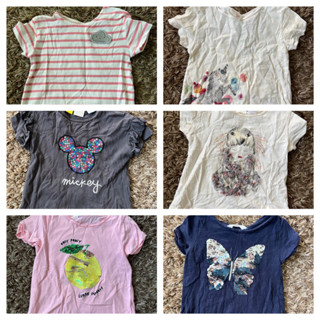 เสื้อลูกสาว มือ2 Zara,H&amp;M 9-4y