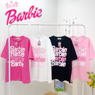 👛Barbie👛 เสื้อยืดคอกลม ลายบาร์บี้