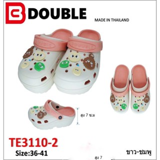 รองเท้าหัวโตแฟชั่นยี่ห้อboubleรุ่นte3110-2size36-41