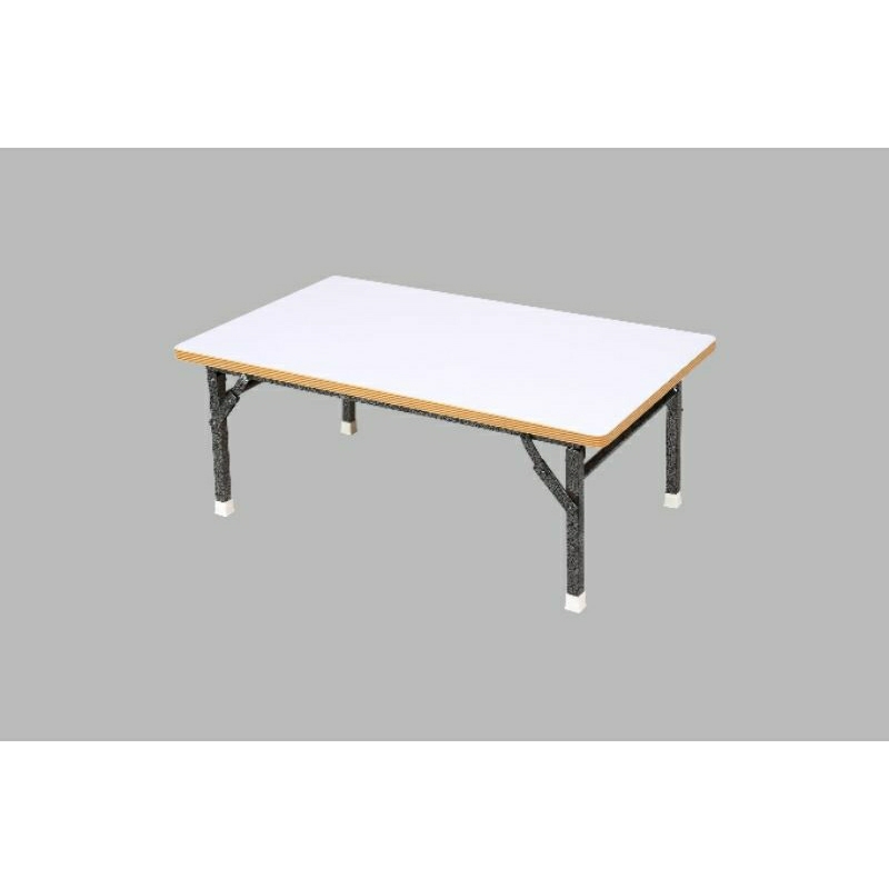 โต๊ะญี่ปุ่น ขาเหล็กสวิง ขนาด 45×75 cm. หน้าเคลือบกันนำ้ได้!!