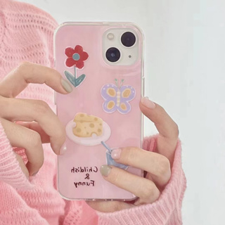 ❤️จัดส่งภายใน24ชม❤️เคสไอโฟน สำหรับ 11 14 for iPhone Case 13 12 Pro Max imd แฟชั่น ป้องกันการตก เคสนิ่ม เคสโทรศ