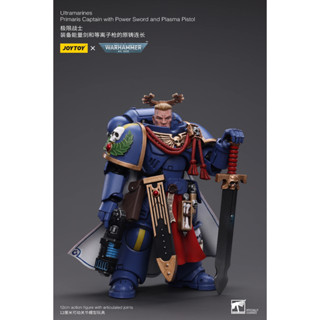 Joytoy 1/18 Warhammer40K JT6441 - Ultramarines Primaris Captain with Power Sword and Plasma Pistol