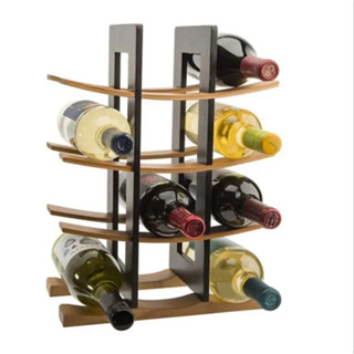 ชั้นวางขวดไวน์ ไม้ไผ่ wooden wine rack