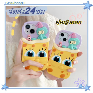 🚚จัดส่ง24ชม🚚เคสไอโฟน11 12 13 14 Pro การ์ตูน น่ารัก ผู้หญิงตลก พาสะดวก ปกป้องเต็มที่ ป้องกันการตก Case for iPhone14 เคส