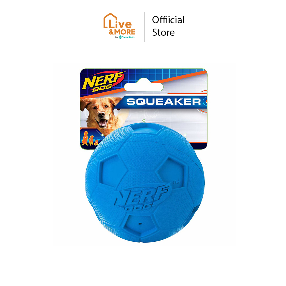 Nerf Dog เนิร์ฟด็อก Tire Squeaker Ball ลูกบอล ของเล่น บีบมีเสียงสำหรับสุนัข มี 3 ขนาด