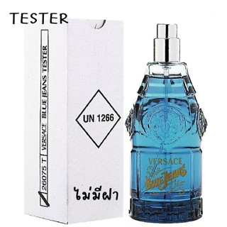 Versace Blue Jeans Eau De Toilette Spray for Men 75 ml. ( TESTER ) .