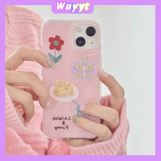 💖จัดส่ง24ชม💖iPhone 14 13 12 11 Pro Max เคส for เคสไอโฟน11 การ์ตูน บางเบาพกพาง่าย น่ารัก ดอกไม้ หัวใจสาวๆ แฟชั่น Case