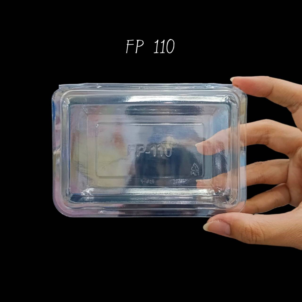 FP110 FP-110 FP 110 (100ชุด/แพค) ล็อคได้กล่องใส่แซนวิช กล่องใส่ขนมปังแซนวิช