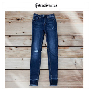 ยีนส์สกินนี่ เอวสูง Skinny super high waist  แบรนด์ STRADIVARIUS แท้💯% 🎯Red Label (Premium quality) KU047