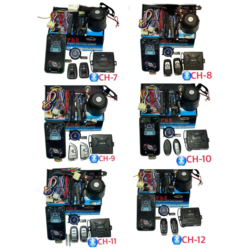 📣NEW💥ชุด push start champnd Bluetooth📳รีโมทสมาร์ทคีย์ตรงรุ่นรถระบบสั่งงานทางสมาร์ทโฟนแอปพลิเคชันรองรับระบบandroidและIOS📱 thumbnail 3