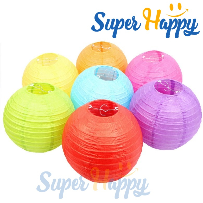 โคมกระดาษ โคมจีนพับได้ สำหรับตกแต่งเทศกาลสถานที่ต่างๆหรือปาร์ตี้ chinese lantern