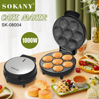 SOKANY 1000W ทาร์ตไข่ เครื่องขนมปัง เครื่องปิ้งขนมปัง เครื่องทําขนมไข่ เครื่องทําขนม เครื่องทําอาหารเช้า