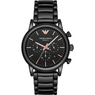 Emporio Armani AR1509 -43mm Mens Chronograph Black Ceramic Watch