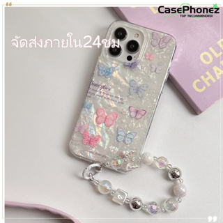 💚จัดส่งภายใน24ชม💚เคส for iPhone 11 14 Pro Max Case for iPhone 12 13 ป้องกันการตก การป้องกัน ผีเสื้อ พร้อม แบรนด์ไทด์