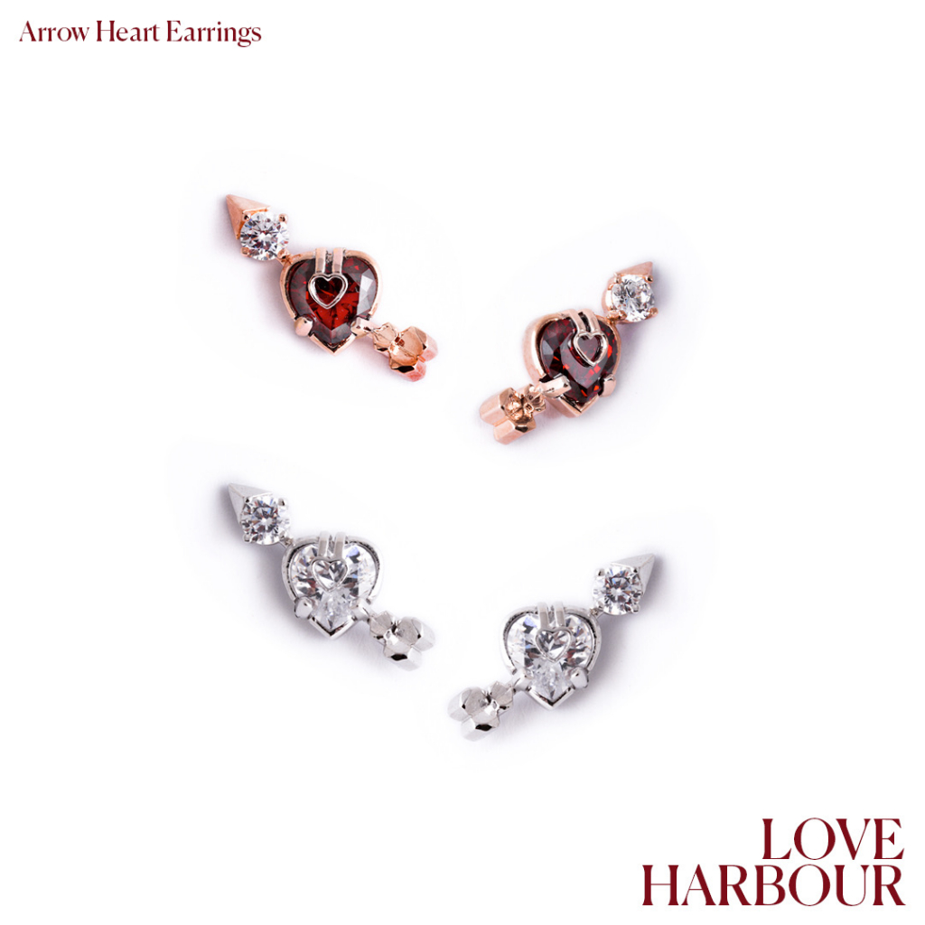 Dallar/Arrow Heart Earrings