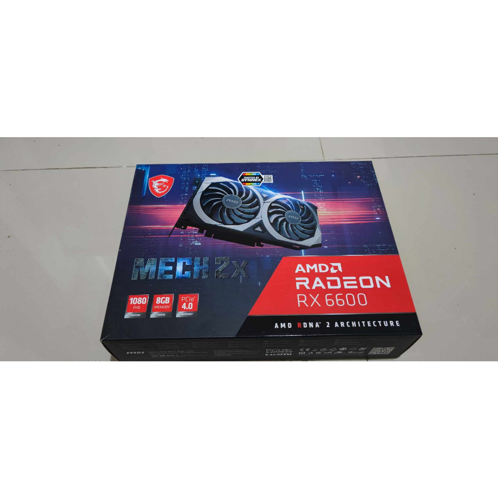 VGA AMD RX6600 MSI Mech 2x
