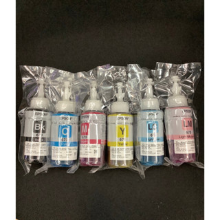 EPSON INK T673 PHOTO PACK 6 ขวด 6 สี NO BOX หมึกเติม FOR L800/L805/L850/L1800 1ชุด6สี