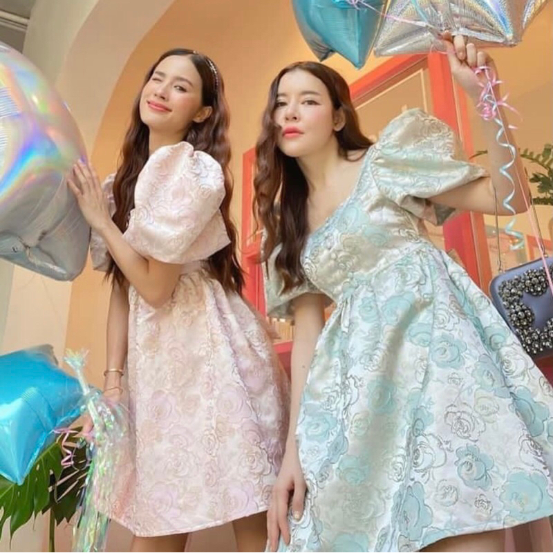 สวยมากค่ะ ส่งต่อ FLAT2112 FT585 : SOPHIA GRACE DRESS Size M