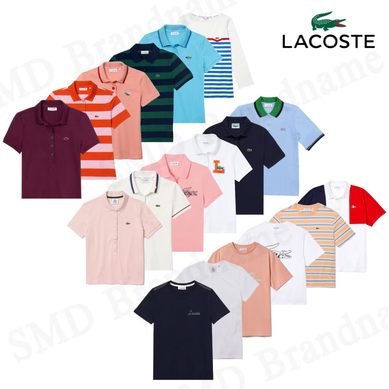 Lacoste เสื้อยืด โปโล สำหรับผู้หญิง ลาคอส สินค้าแท้ 100% มือ1