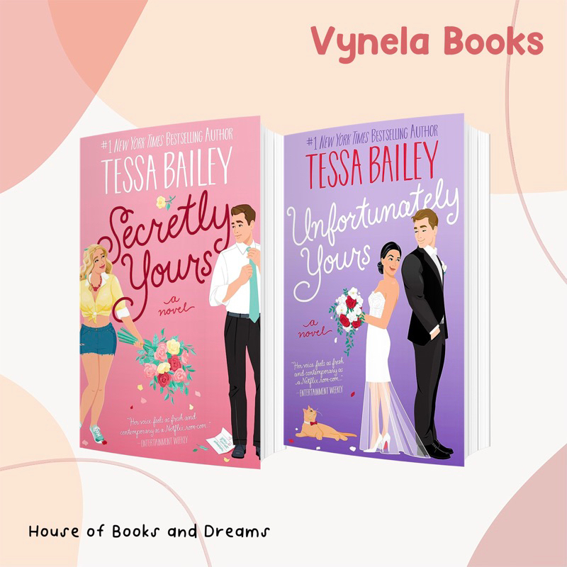 VYNELA (หนังสือภาษาอังกฤษ) SECRETLY YOURS / UNFORTUNATELY YOURS (VINE MESS SERIES #1-2) — TESSA BAIL
