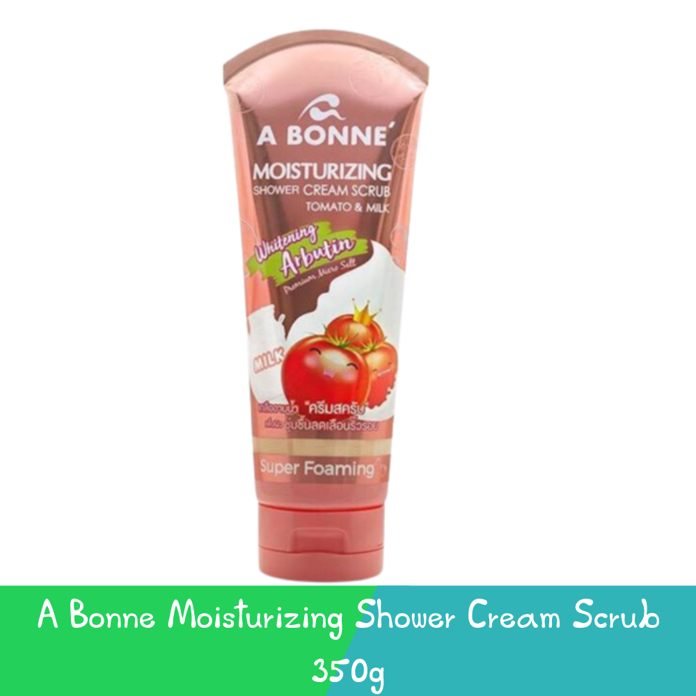 A Bonne Moisturizing Shower Cream Scrub 350g เอ บอนเน่ มอยซ์เจอไรซ์ซิ่ง ชาวเวอร์ครีมสครับ 350กรัม