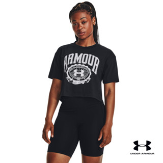 Under Armour Womens UA Collegiate Crop Short Sleeve