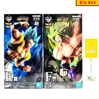 SET โบรลี่ VS โกจิต้า [มือ 1] SC X SC ของแท้ - SS Broly Full Power VS SS God Gogeta SC X SC Ichiban Kuji E &amp; F Bandai