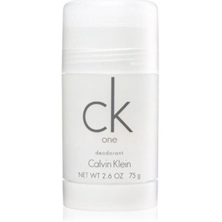 Calvin Klein one Deodorant Stick 75g. ผลิตภัณฑ์ระงับกลิ่นกาย ให้กลิ่นหอมสดชื่นสบายวงแขน