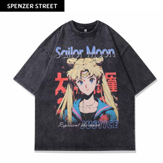 Spenzer.street | 🖤  Sailor moon โอเวอร์ไซส์ เสื้อผ้าสตรีท เกาหลี y2k แฟชั่น ผ้ากีฬา ทราวิส 2pac ฮิต 2023 มาใหม่