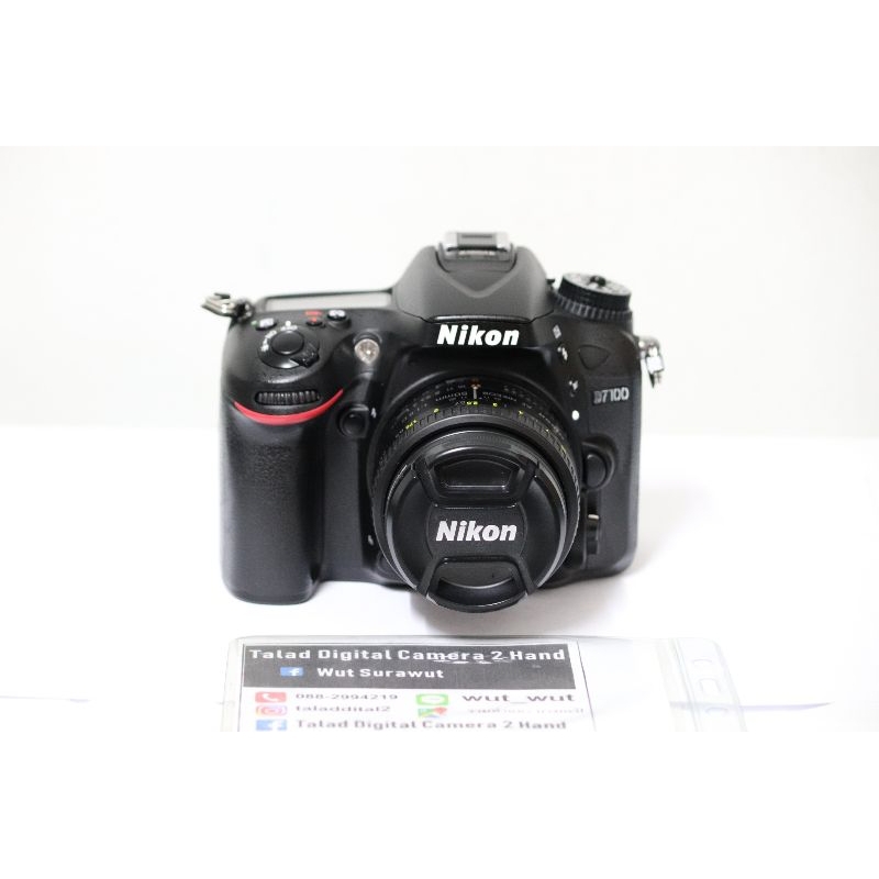 Nikon D7100 พร้อมเลนส์ฟิก 50 mm F1.8D