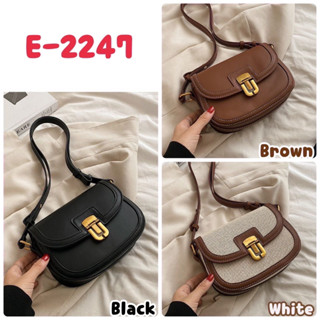 E-2247กระเป๋าสะพายข้างแฟชั่น