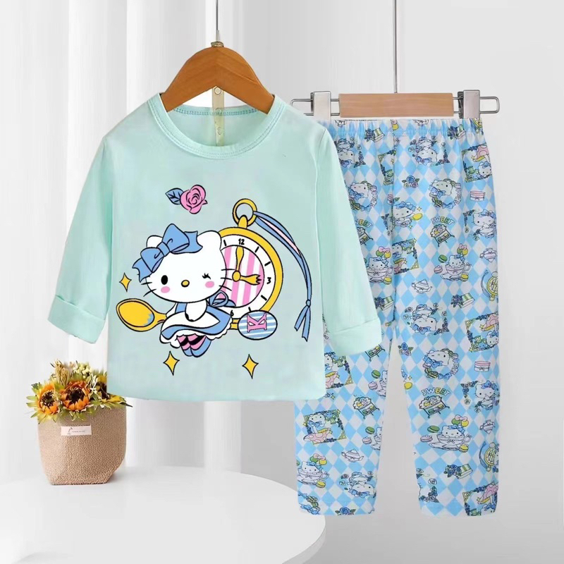 ชุดนอนแขนยาว ขายาว ผ้าคอตตอน ใส่สบาย ใส่ได้ทั้งหน้าร้อน หน้าหนาว กันยุง กันหนาว เนื้อผ้านุ่ม เด้ง