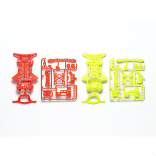 โครง SXX (ส้ม/เลมอน) &lt;Tamiya 95479 – Super-XX Fluorescent-Color Chassis Set (Orange/Yellow)&gt;