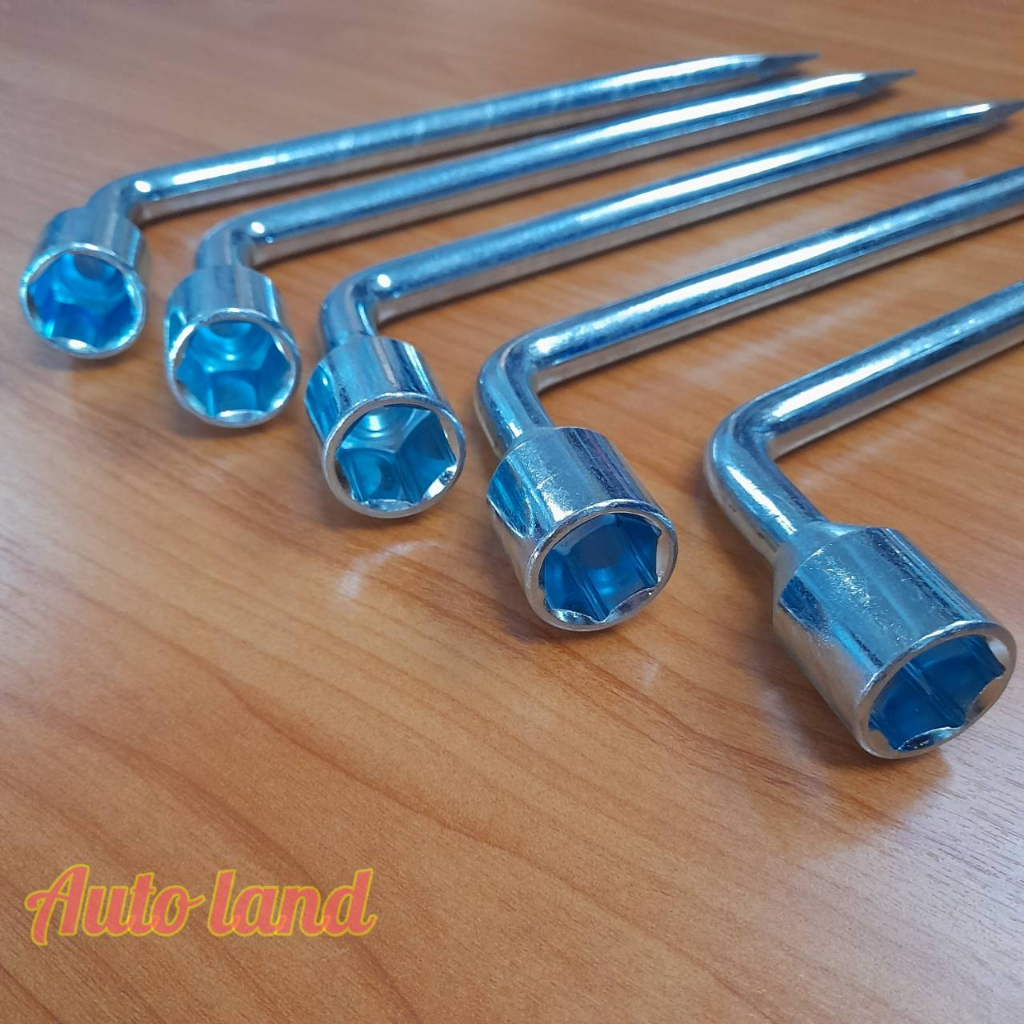 พร้อมส่ง ประแจ บล็อกถอดล้อตัวแอล ตัวแอลขันล้อ เบอร์ 19 บล็อกตัวแอล บล็อคตัวแอล บล็อกถอดล้อ L มีเบอร์ 19 สินค้าในไทย