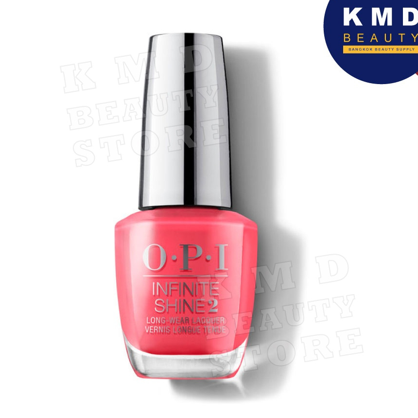 สีทาเล็บ OPI Infinite Shine - From Here To Eternity/ ISL02 สีชมพูพีช สีสด ทาแล้วมือสว่าง สีทาเล็บกึ่